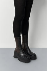 Deandra Brushed Brown Boots | Miista | Designed & Handmade in Europe