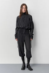 Eriu Washed Black Trouser | Miista | Designed & Handmade in Europe