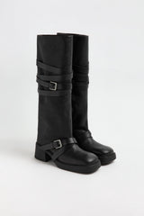 Katarzyna Boots - Black Leather | Miista | Designed & Handmade in Europe