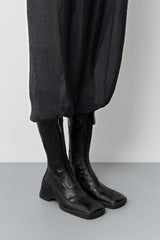 Vito Black Strech Zipper Boots | Miista | Designed & Handmade in Europe