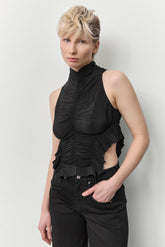 Tane Black Top | Miista | Designed & Handmade in Europe