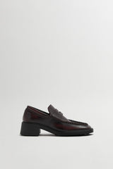 Eralia Loafers - Burgundy Leather | Miista | Designed & Handmade in Europe