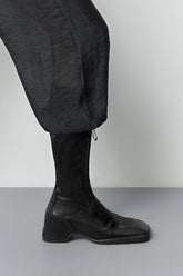 Vito Black Strech Zipper Boots | Miista | Designed & Handmade in Europe
