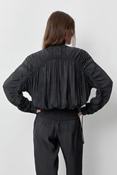 Mylla Black Zip Jacket | Miista | Designed & Handmade in Europe