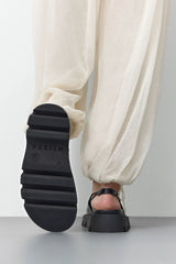 Noreen Black Sandals | Miista | Designed & Handmade in Europe