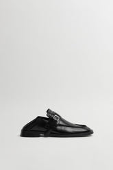 Els Mules - Black Leather | Miista | Designed & Handmade in Europe