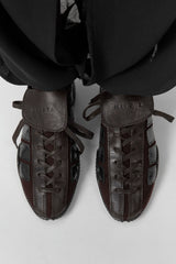 Nikoletta Sneakers - Dark Brown Suede Leather | Miista | Designed & Handmade in Europe