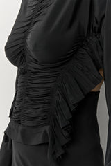 Silva Black Top | Miista | Designed & Handmade in Europe
