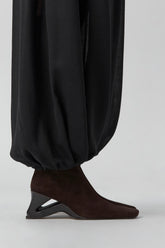 Sulay Boots - Dark Brown Suede Leather | Miista | Designed & Handmade in Europe