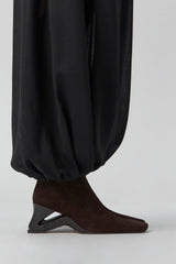 Sulay Boots - Dark Brown Suede Leather | Miista | Designed & Handmade in Europe