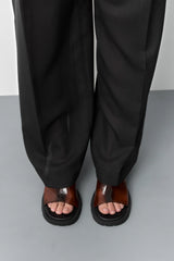 Ini Brown Sandals | Miista | Designed & Handmade in Europe