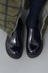Kristi Navy Pull Mules | Miista | Designed & Handmade in Europe