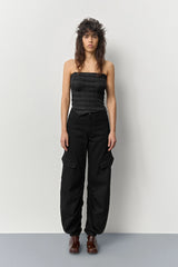 Sibuca Black Denim Jeans | Miista | Designed & Handmade in Europe