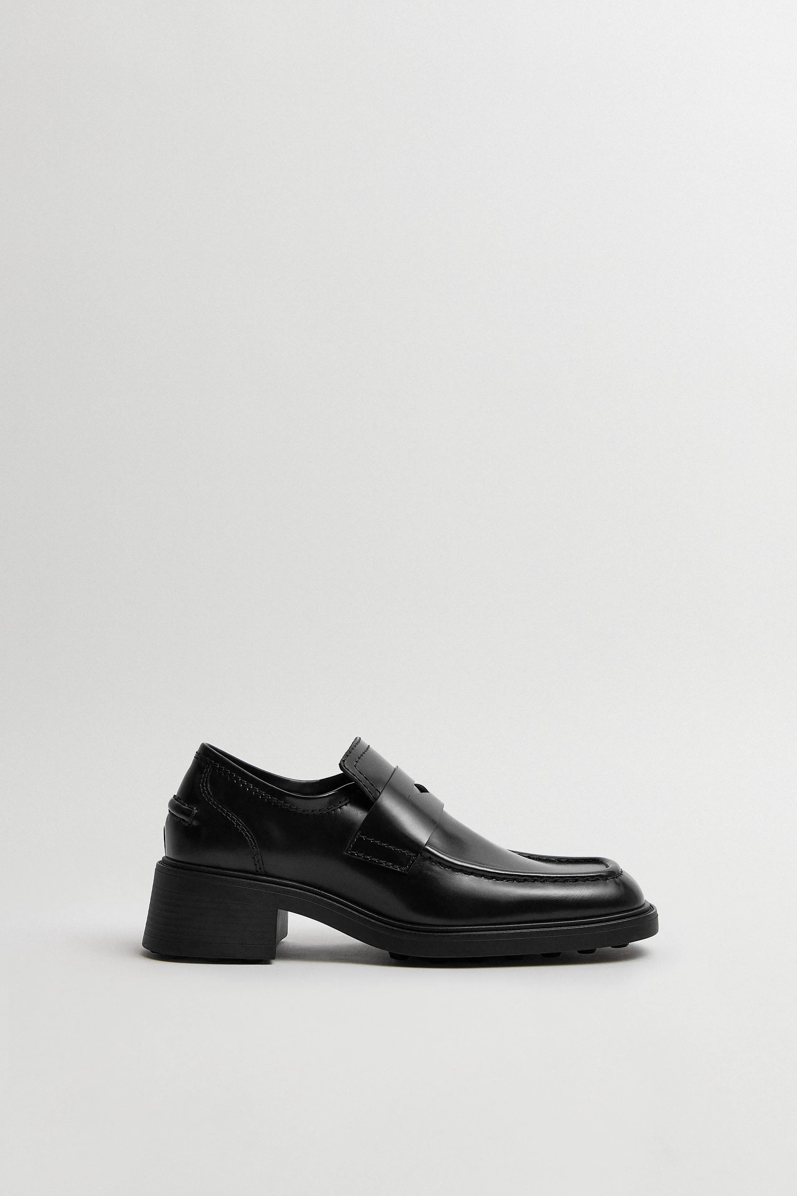 Amelia Loafers - Black Leather | Miista | Designed & Handmade in Europe
