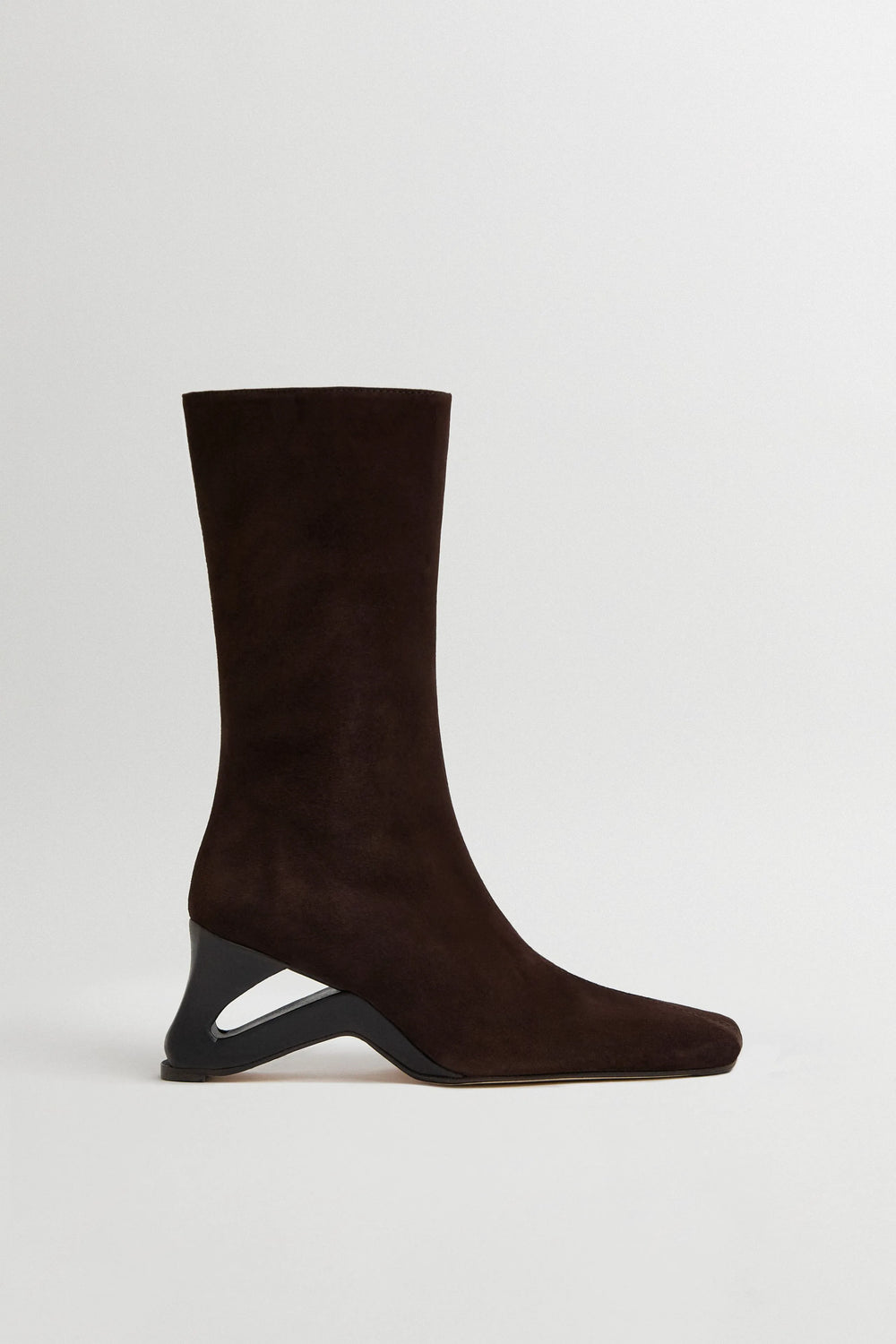 Sulay Boots - Dark Brown Suede Leather | Miista | Designed & Handmade in Europe