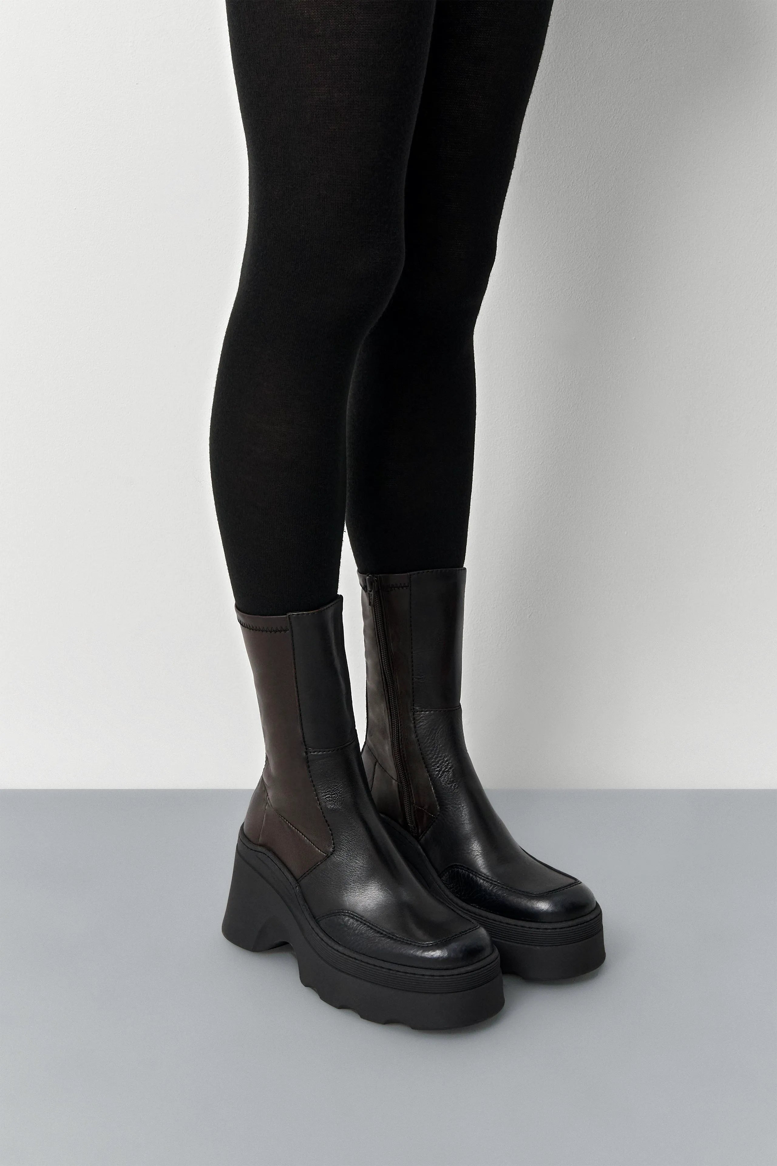 Deandra Brushed Brown Boots | Miista | Designed & Handmade in Europe