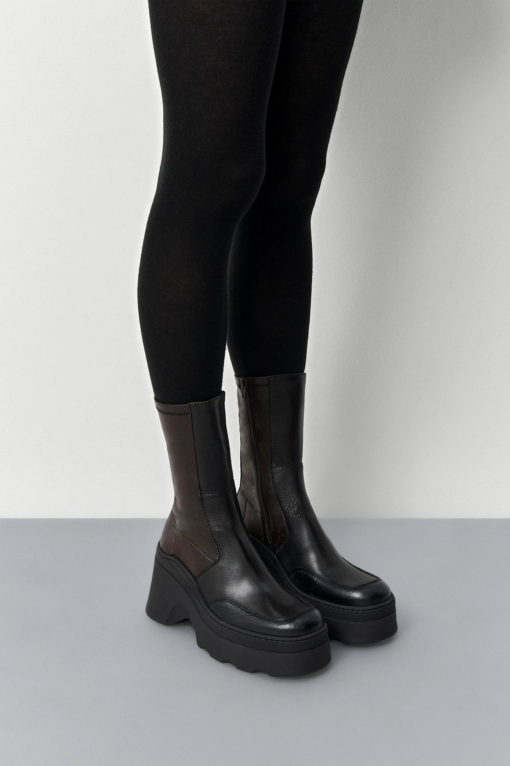 Deandra Brushed Brown Boots | Miista | Designed & Handmade in Europe