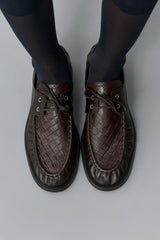 Edelira Brown Derby Loafers | Miista | Designed & Handmade in Europe