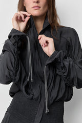 Mylla Black Zip Jacket | Miista | Designed & Handmade in Europe