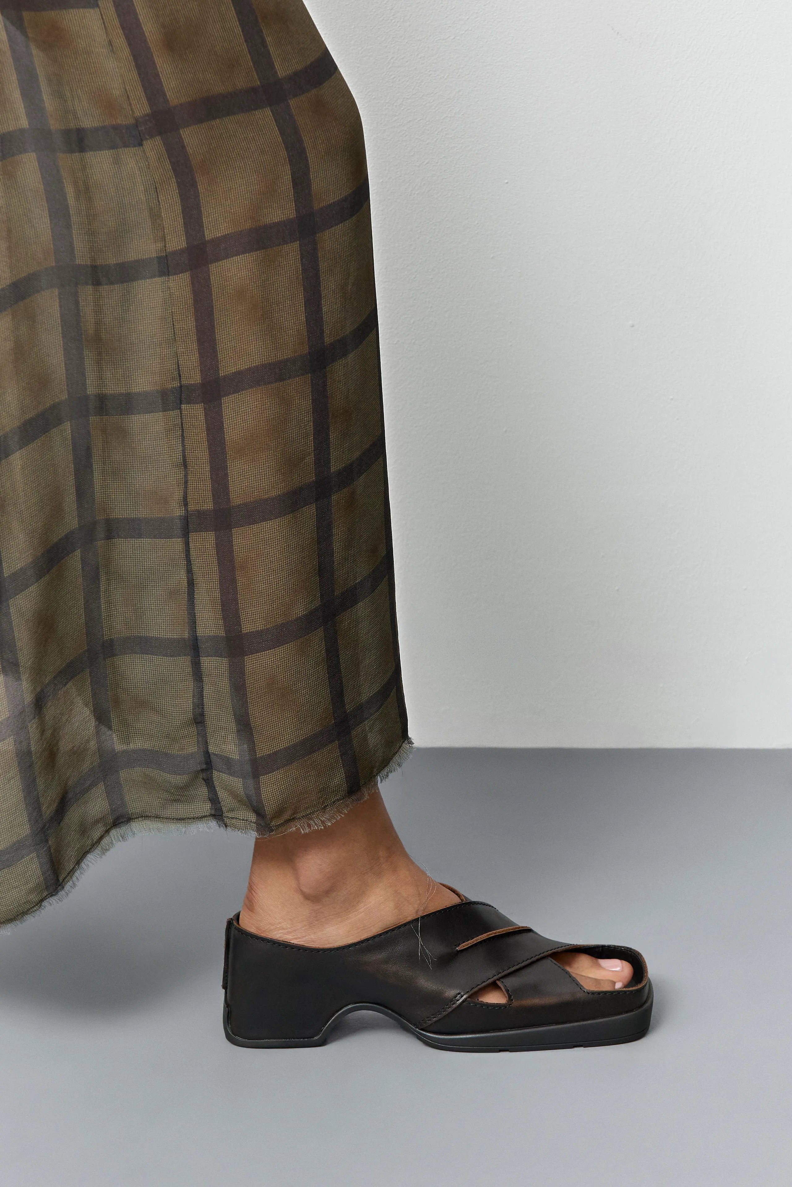 Nira Brushed Brown Sandals | Miista | Designed & Handmade in Europe