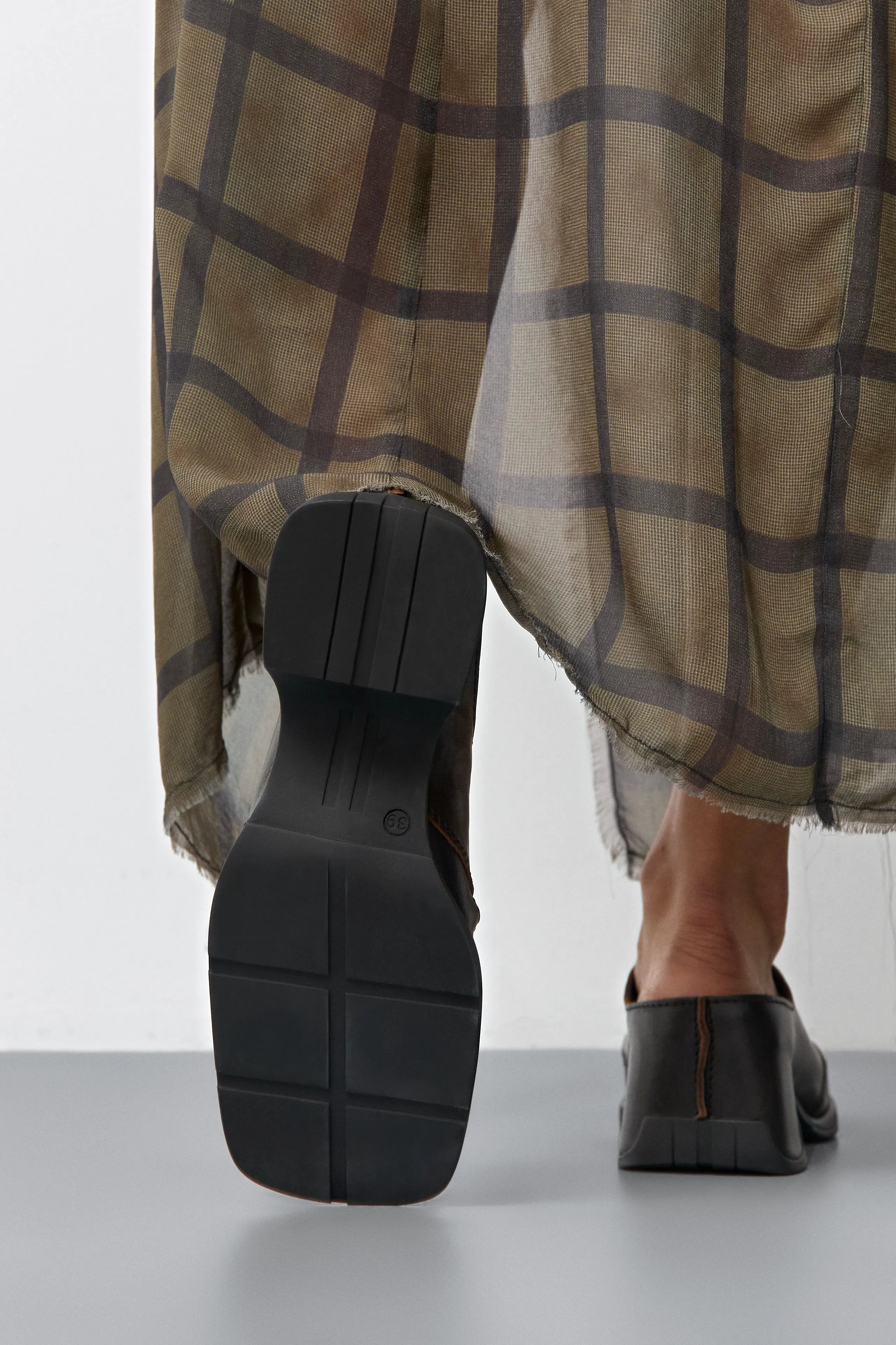 Nira Brushed Brown Sandals | Miista | Designed & Handmade in Europe