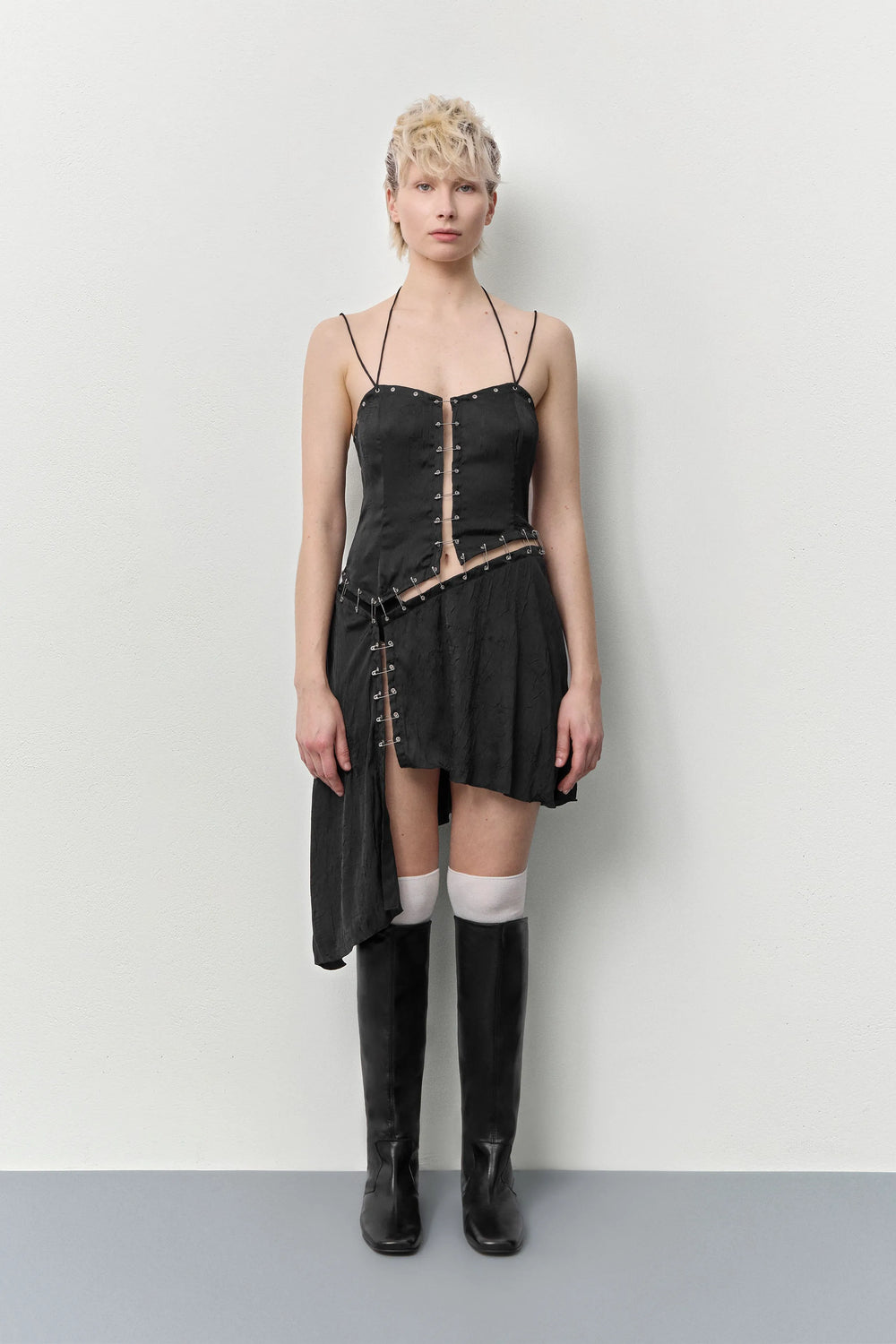 Karola Black Tall Boots | Miista | Designed & Handmade in Europe