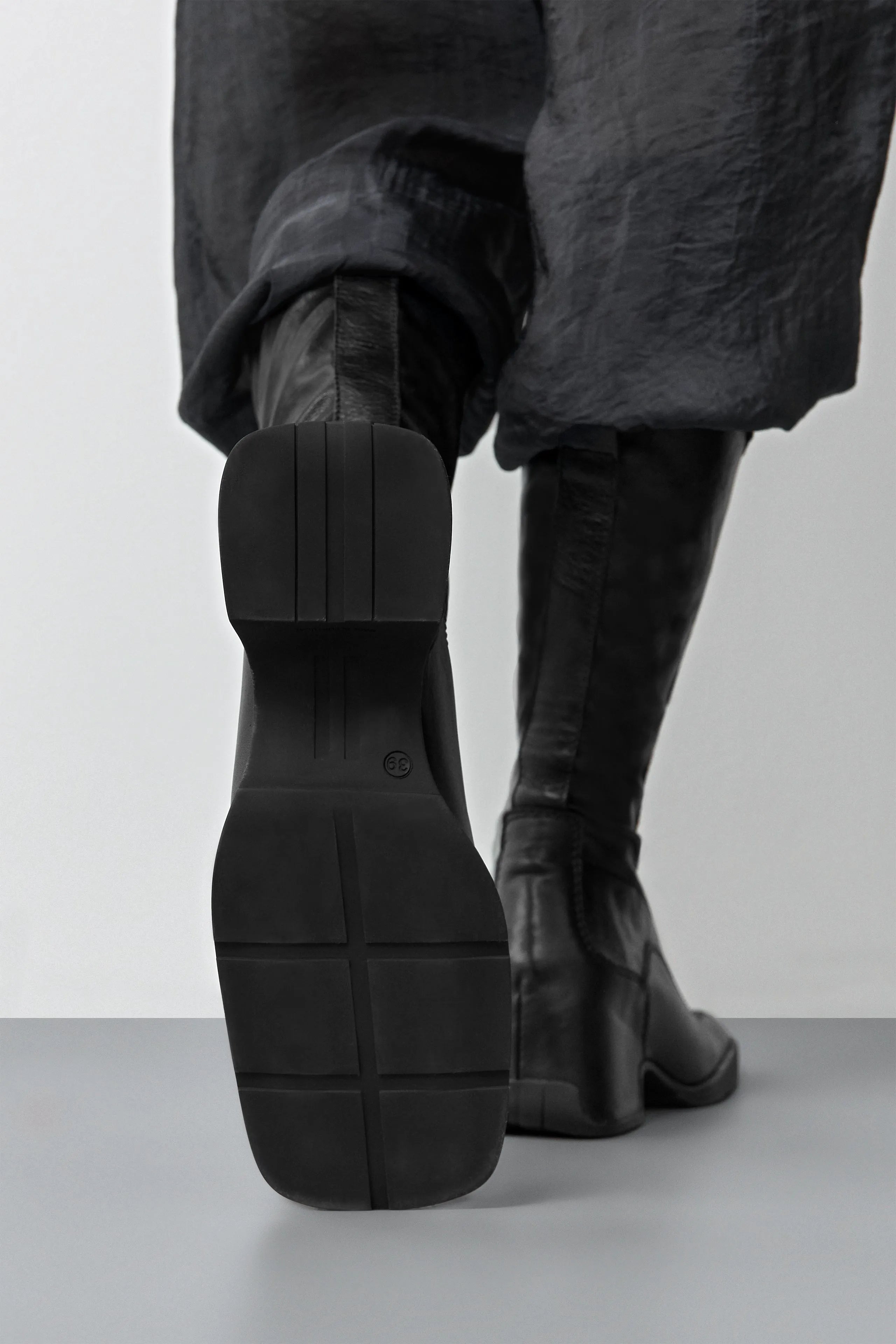 Vito Black Strech Zipper Boots | Miista | Designed & Handmade in Europe