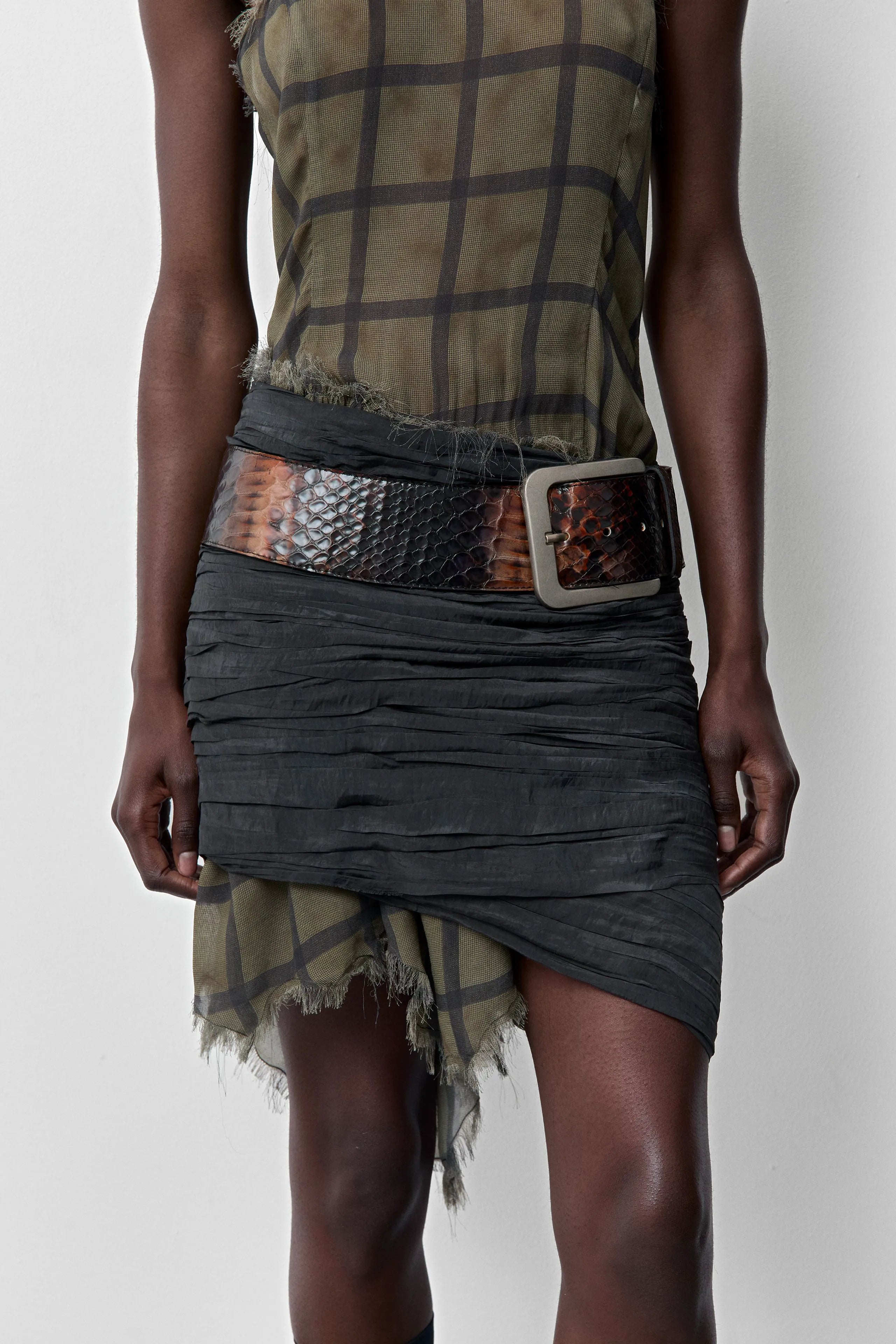 Ferity Knot Black Skirt | Miista | Designed & Handmade in Europe
