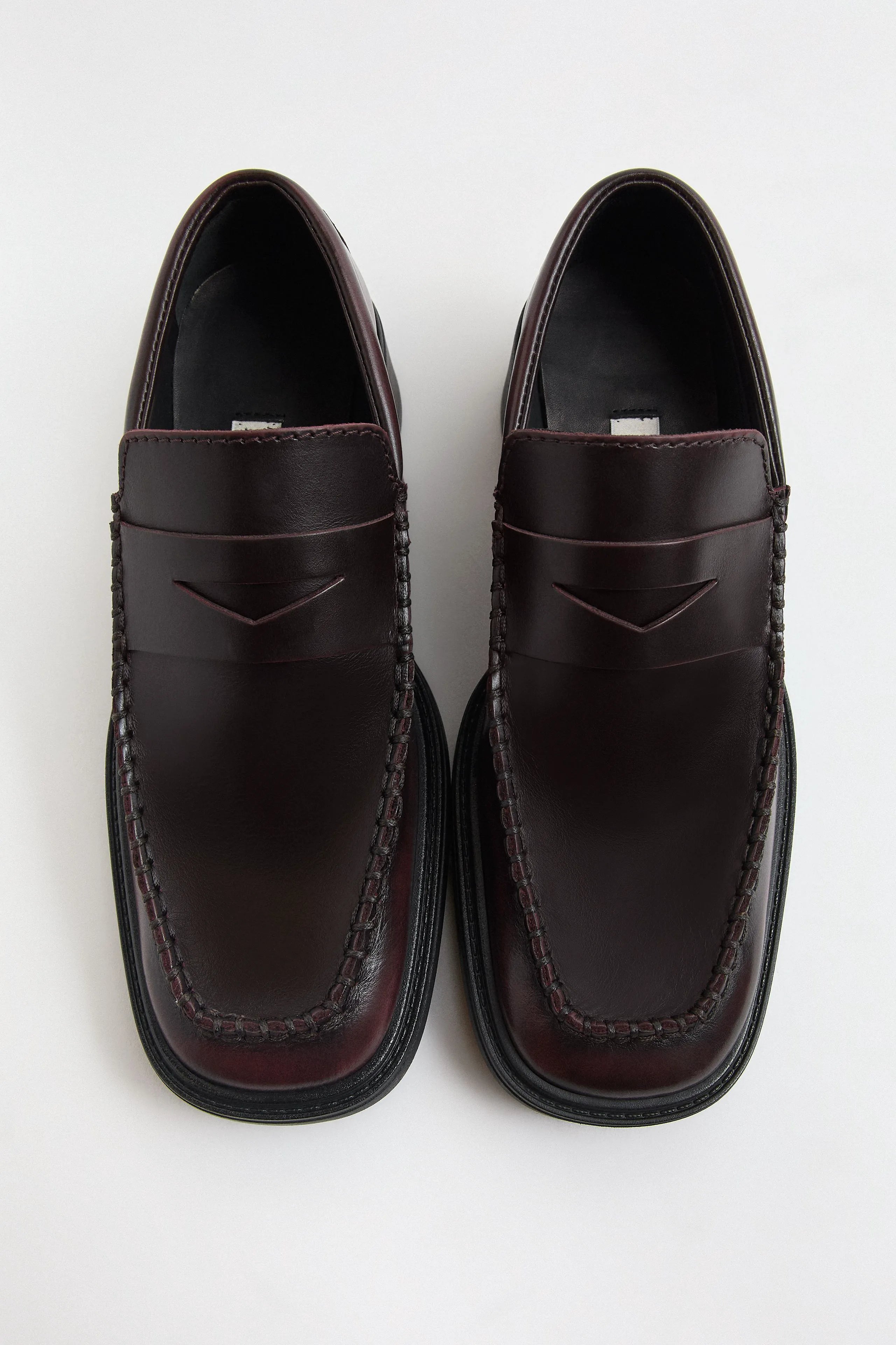 Eralia Loafers - Burgundy Leather | Miista | Designed & Handmade in Europe