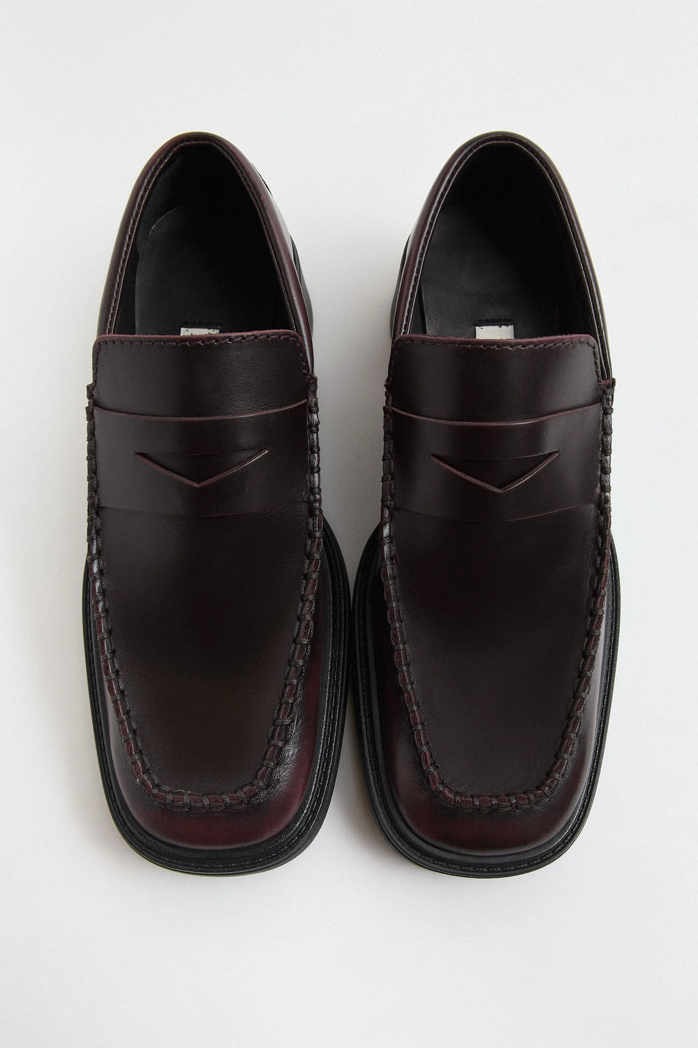 Eralia Loafers - Burgundy Leather | Miista | Designed & Handmade in Europe