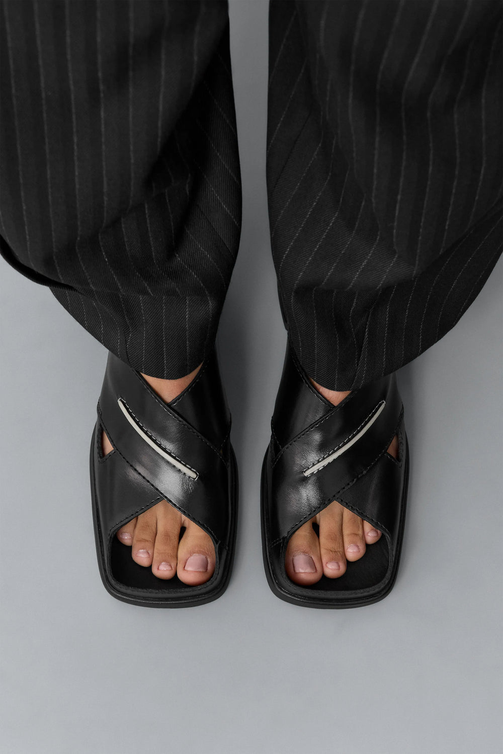 Nira Black Sandals | Miista | Designed & Handmade in Europe
