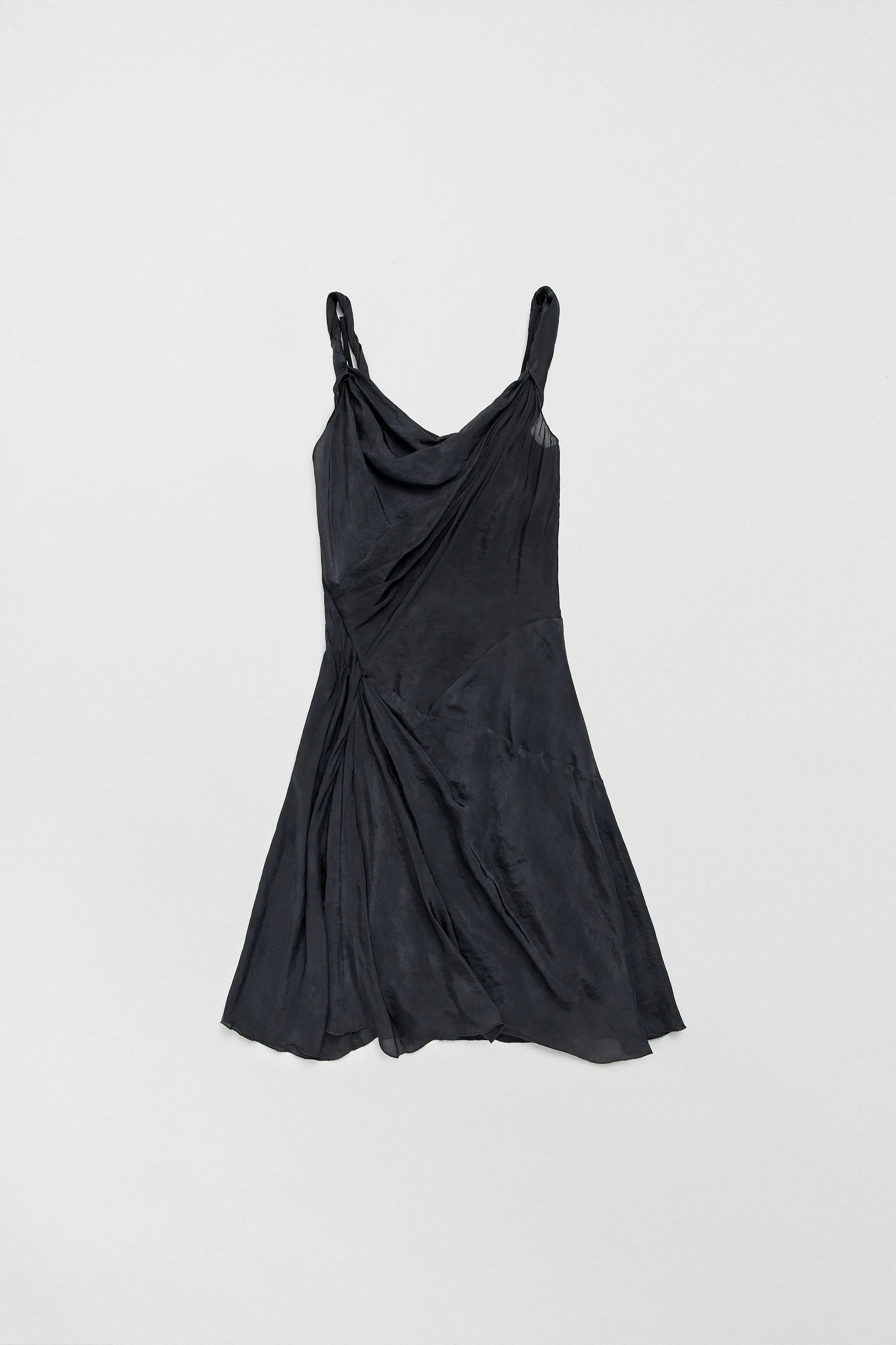 Tetuba Washed Black Dress  | Miista | Designed & Handmade in Europe
