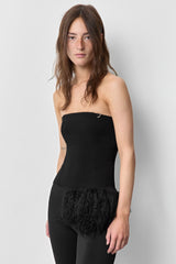 Chela Black Pony Knit Accessory  | Miista | Designed & Handmade in Europe