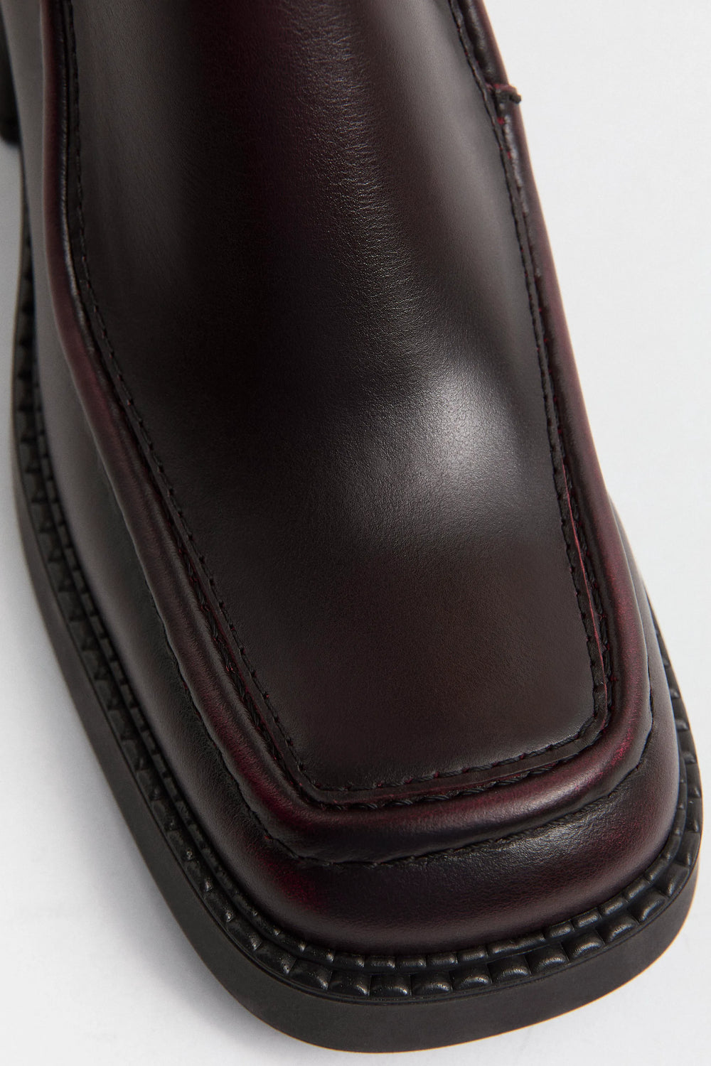 Dagmara Boots - Burgundy Brush Off Leather | Miista | Designed & Handmade in Europe