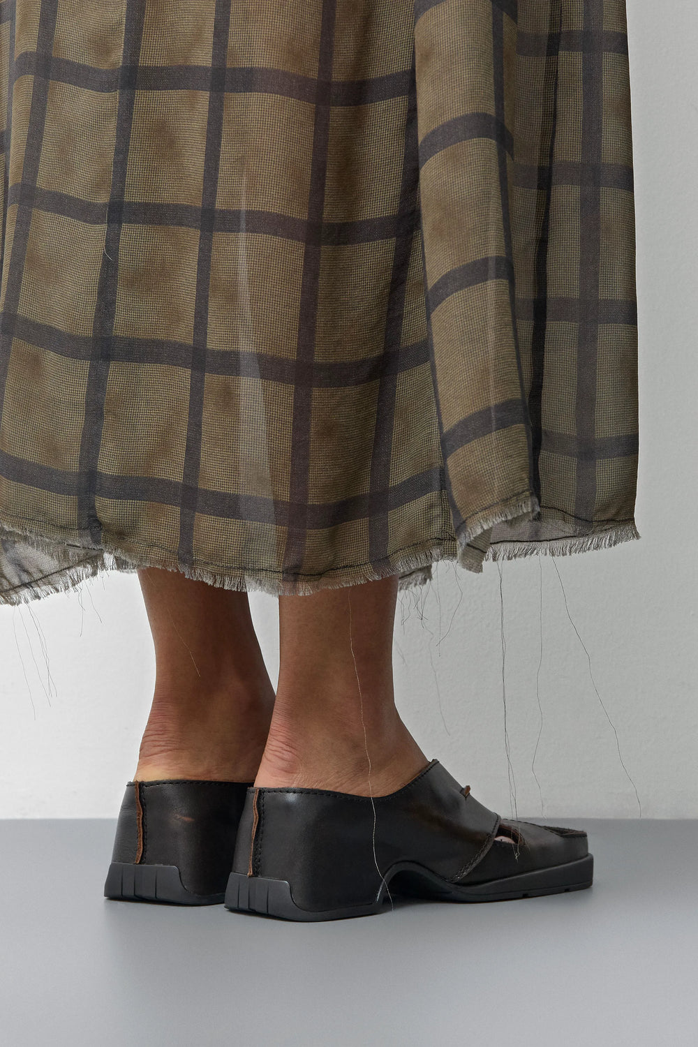 Nira Brushed Brown Sandals | Miista | Designed & Handmade in Europe