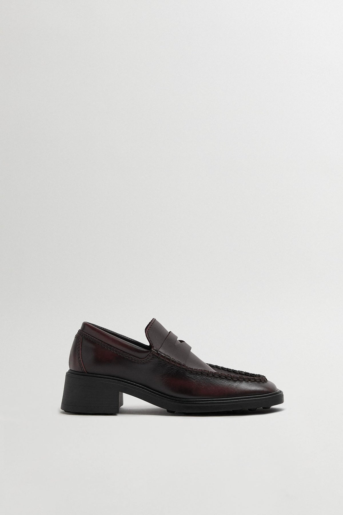Eralia Loafers - Burgundy Leather | Miista | Designed & Handmade in Europe