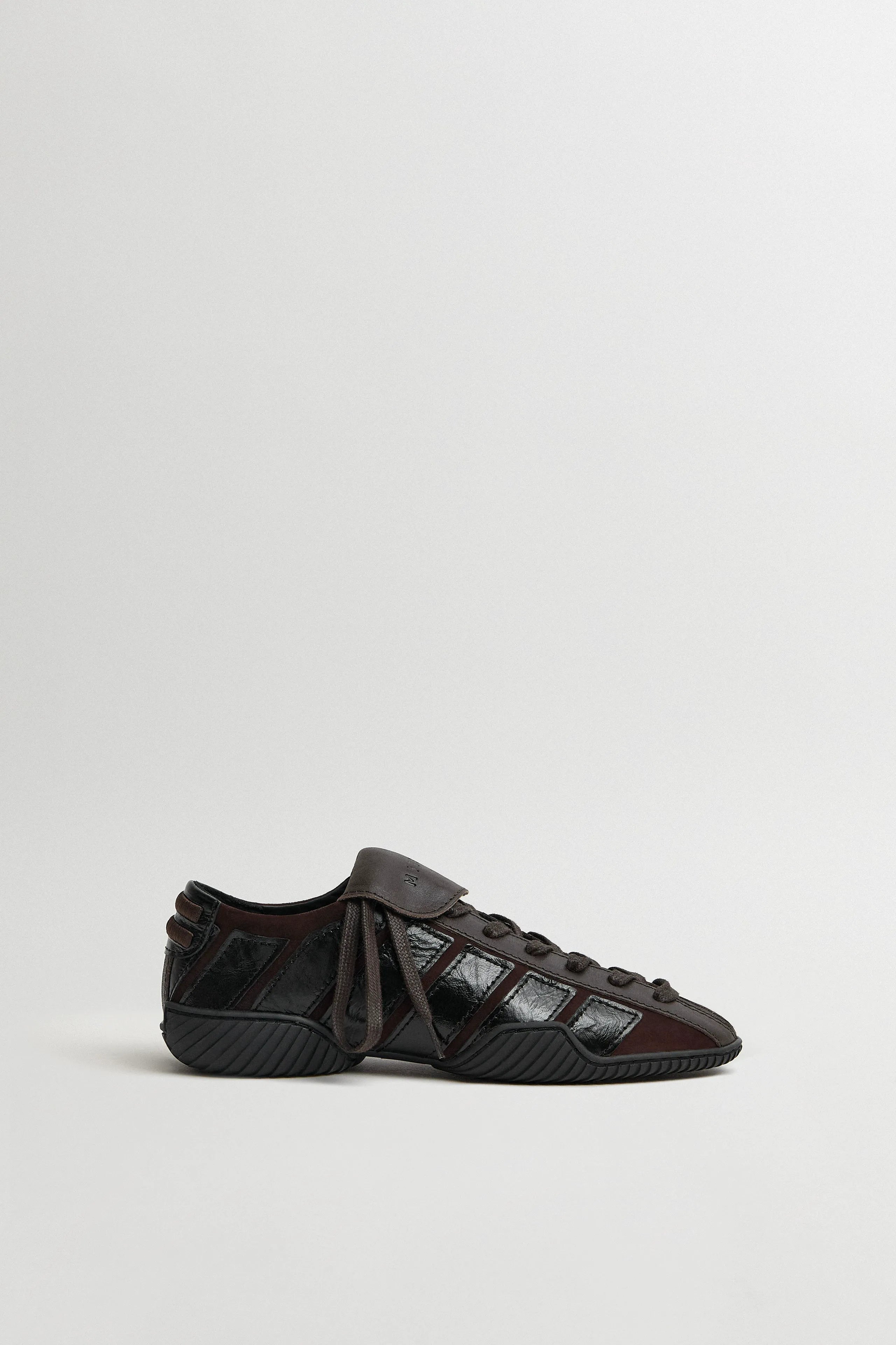 Nikoletta Sneakers - Dark Brown Suede Leather | Miista | Designed & Handmade in Europe