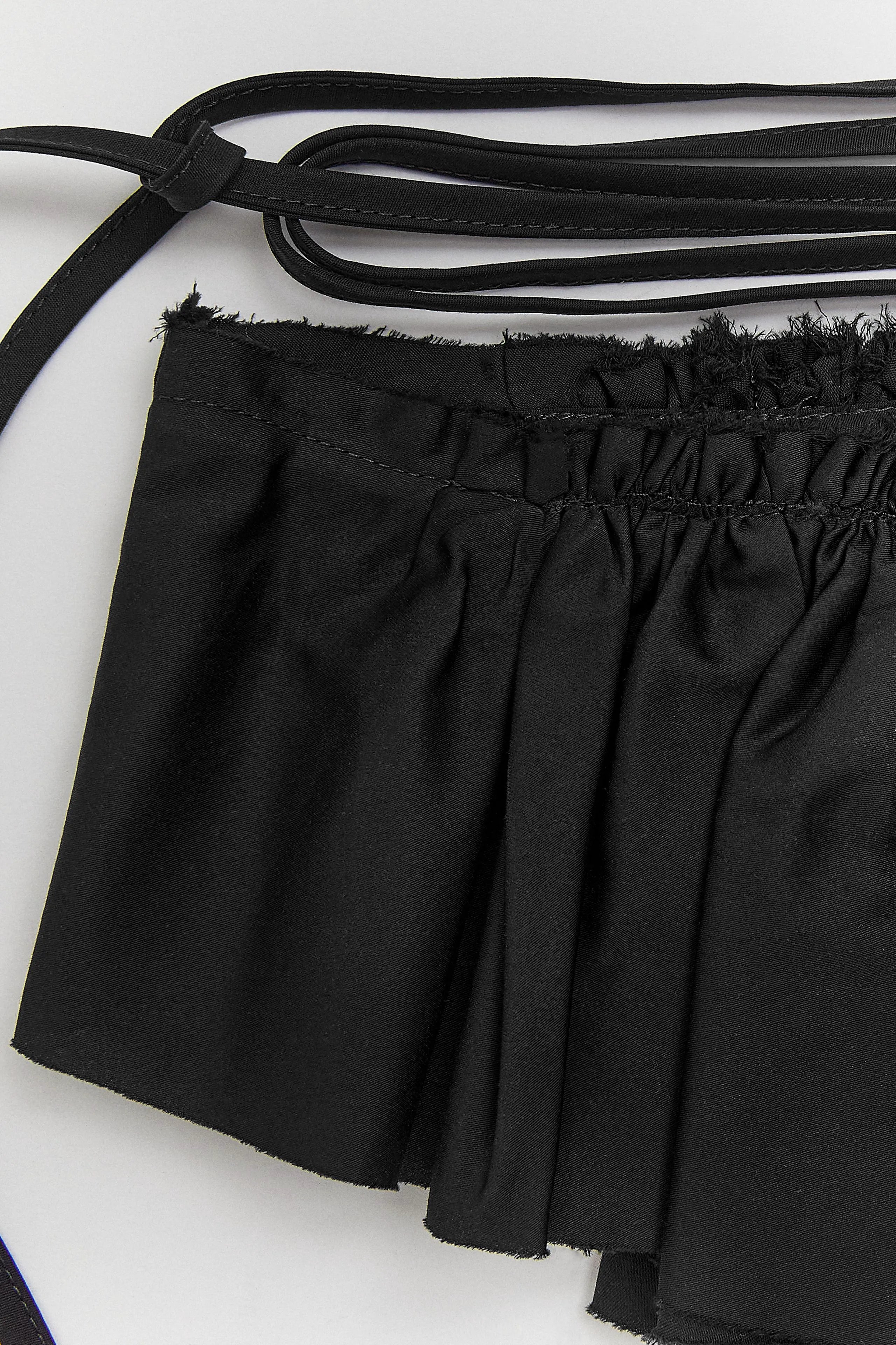 Vanny Black Poplin Ruffle  | Miista | Designed & Handmade in Europe