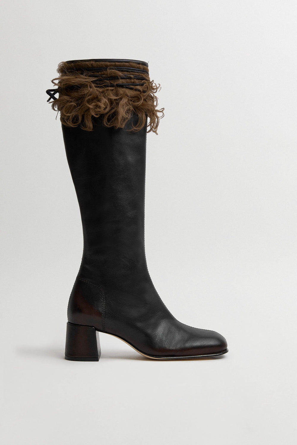 Saura Boots - Dark Brown Leather | Miista | Designed & Handmade in Europe