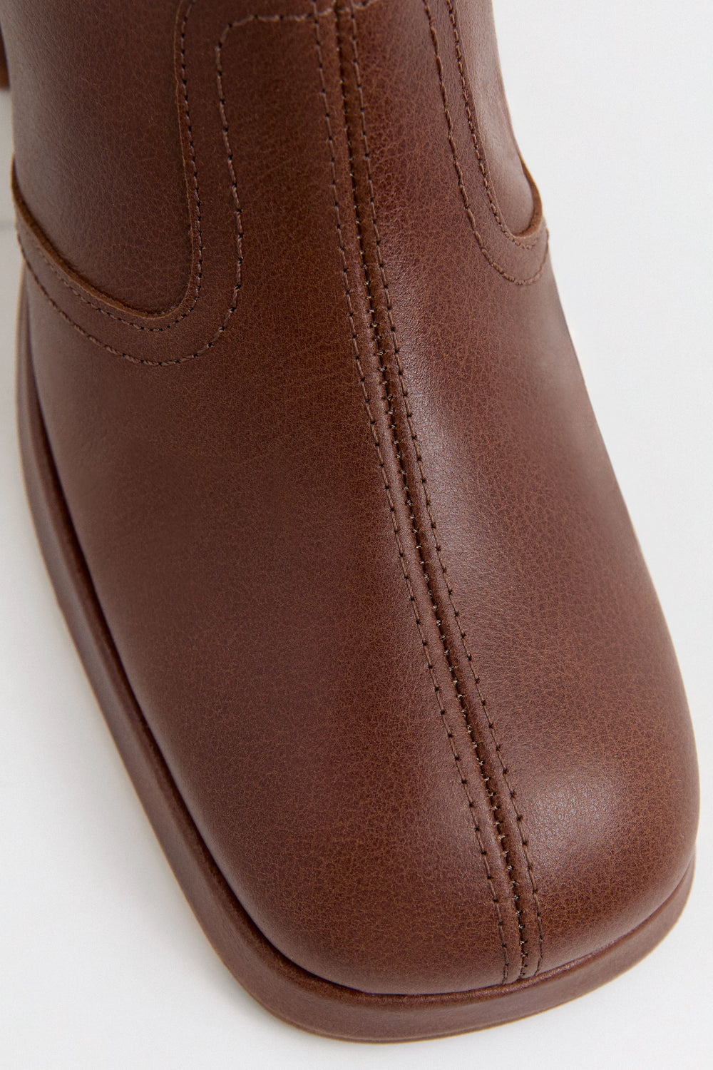 Donna Boots - Tan Grainy Leather | Miista | Designed & Handmade in Europe