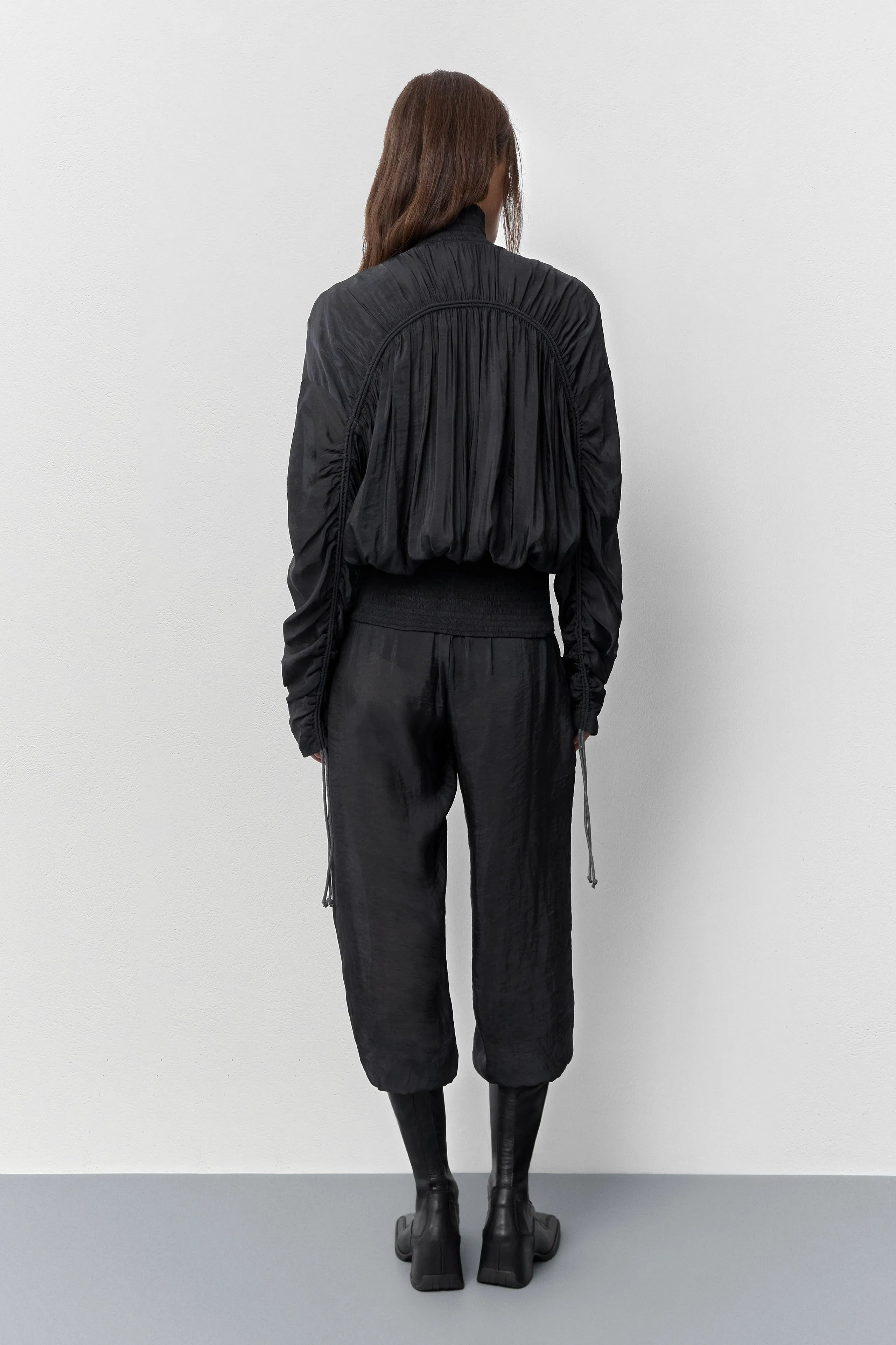 Eriu Washed Black Trouser | Miista | Designed & Handmade in Europe