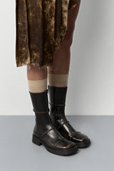 Dahlia Dark Brown Ankle Boots | Miista | Designed & Handmade in Europe