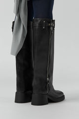 Izolda Boots - Black Leather | Miista | Designed & Handmade in Europe