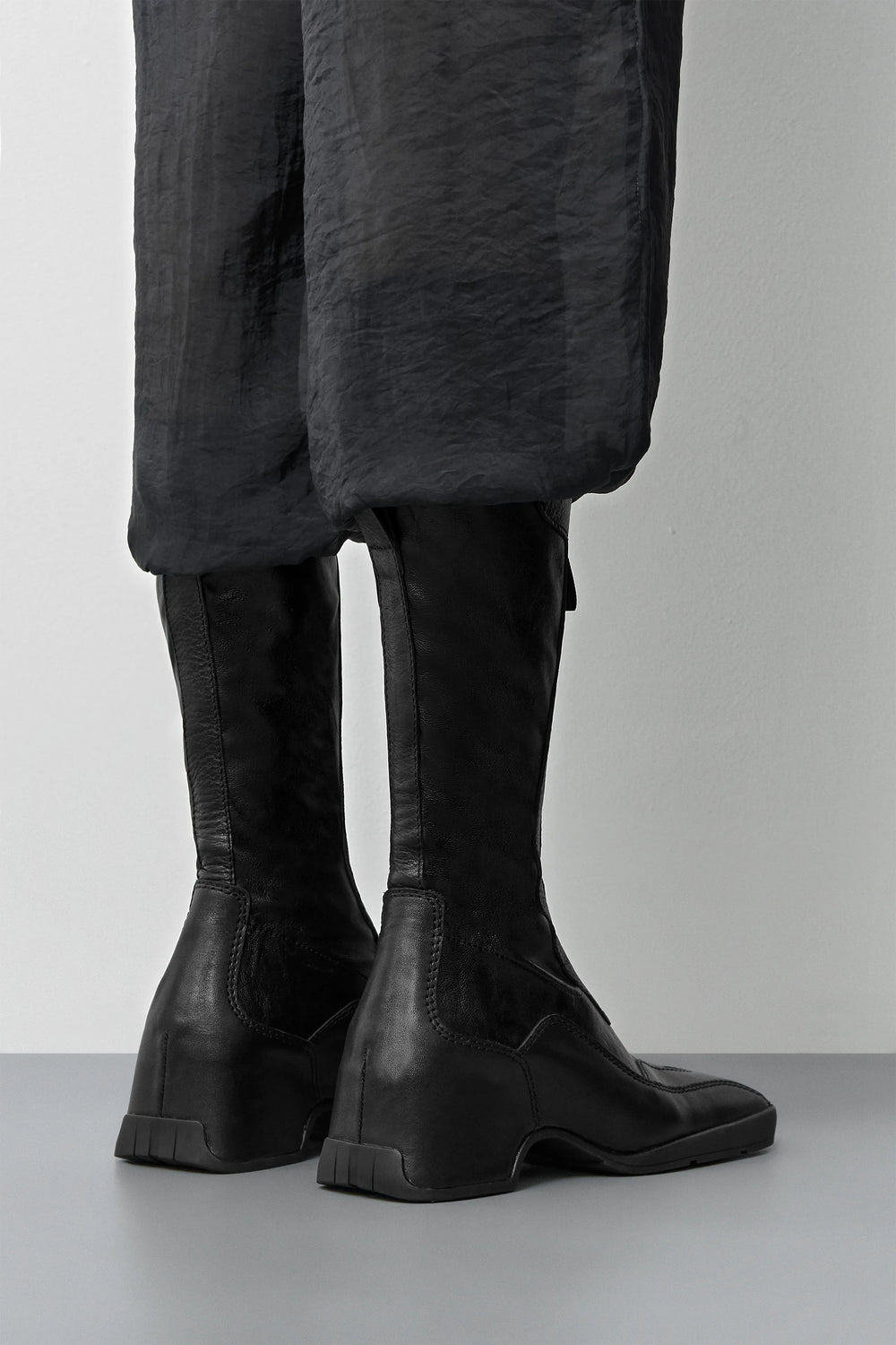 Vito Black Strech Zipper Boots | Miista | Designed & Handmade in Europe