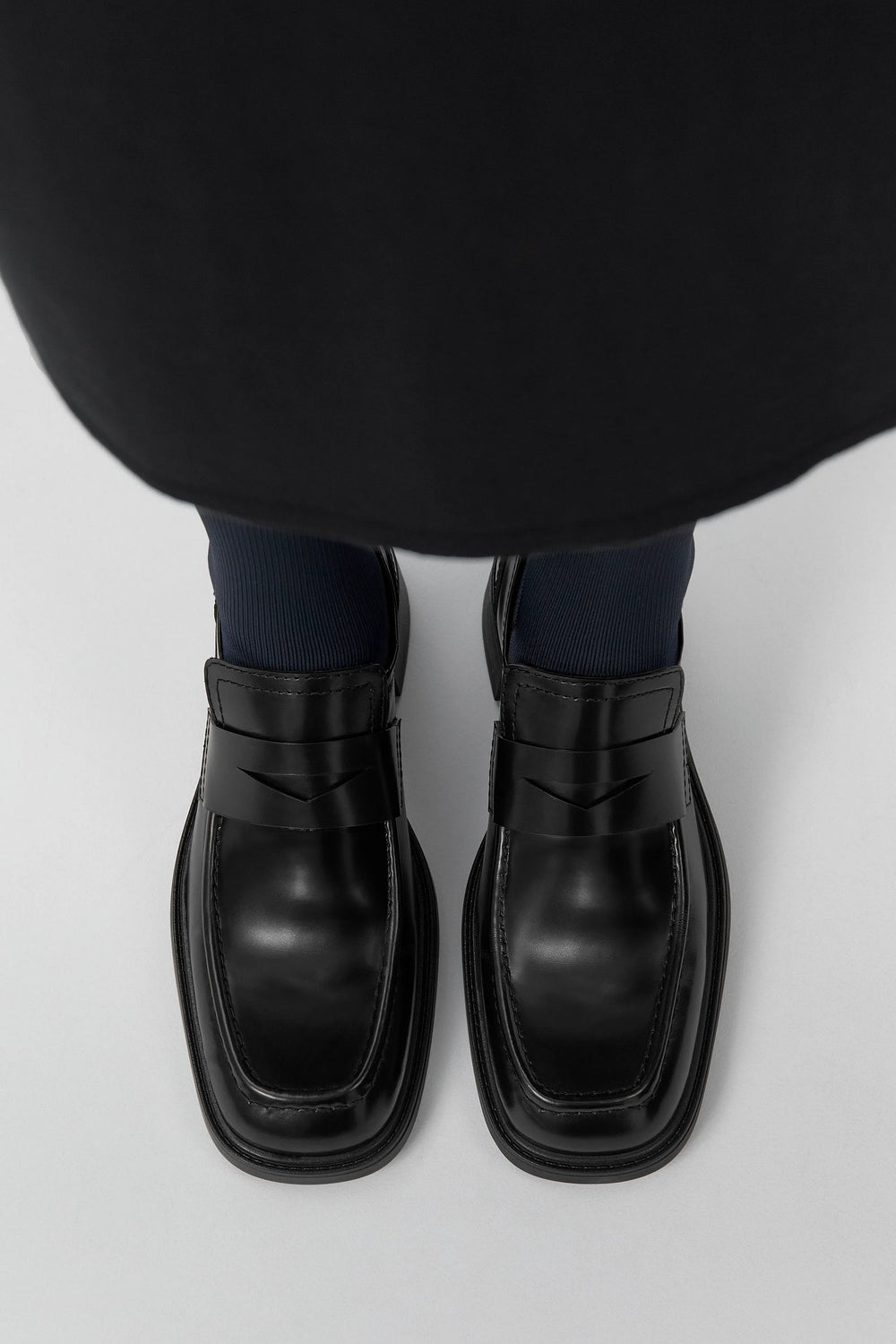 Amelia Loafers - Black Leather | Miista | Designed & Handmade in Europe