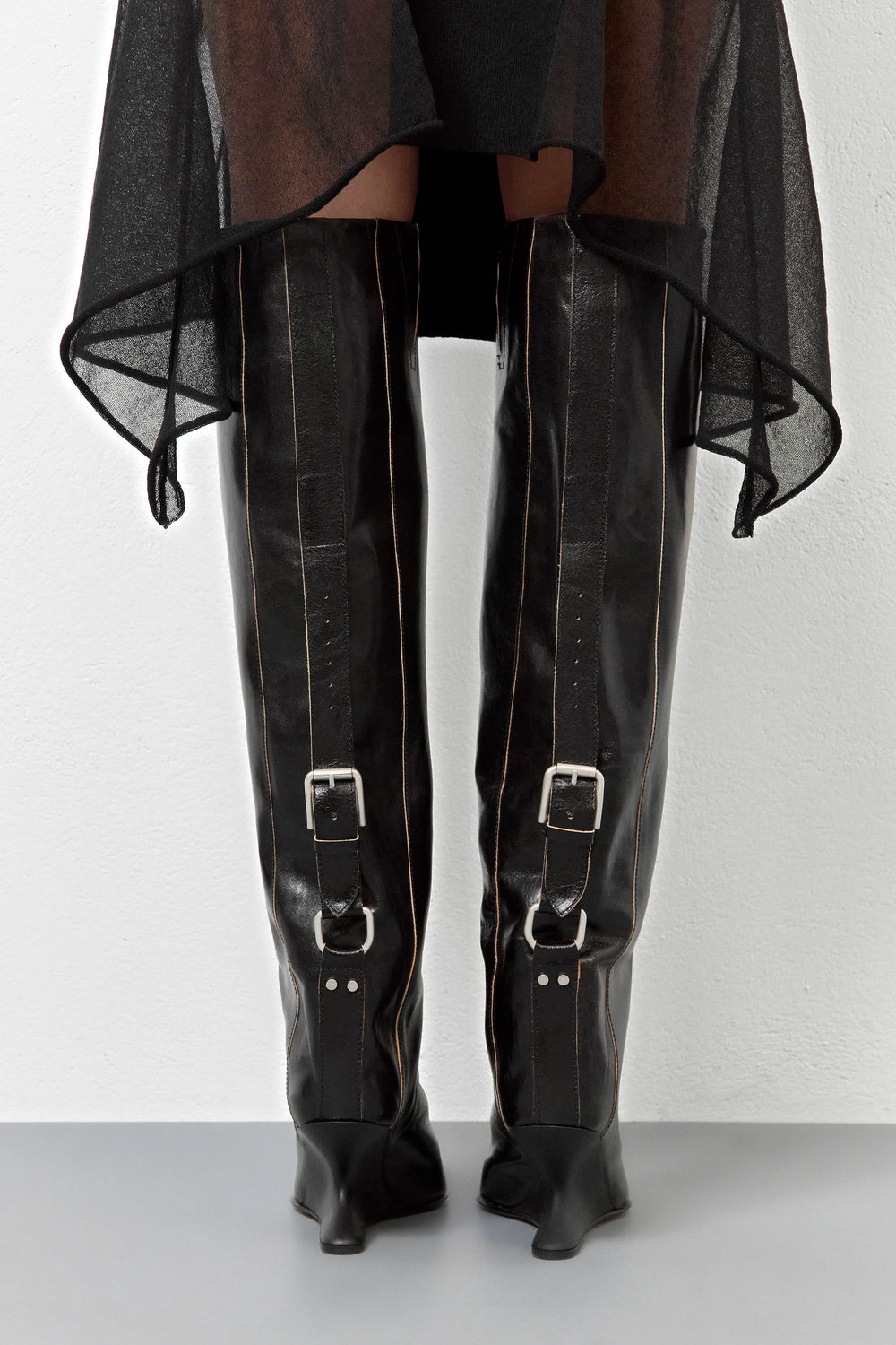 Mattie Black Tall Boots | Miista | Designed & Handmade in Europe