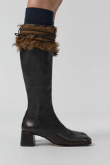 Saura Boots - Dark Brown Leather | Miista | Designed & Handmade in Europe