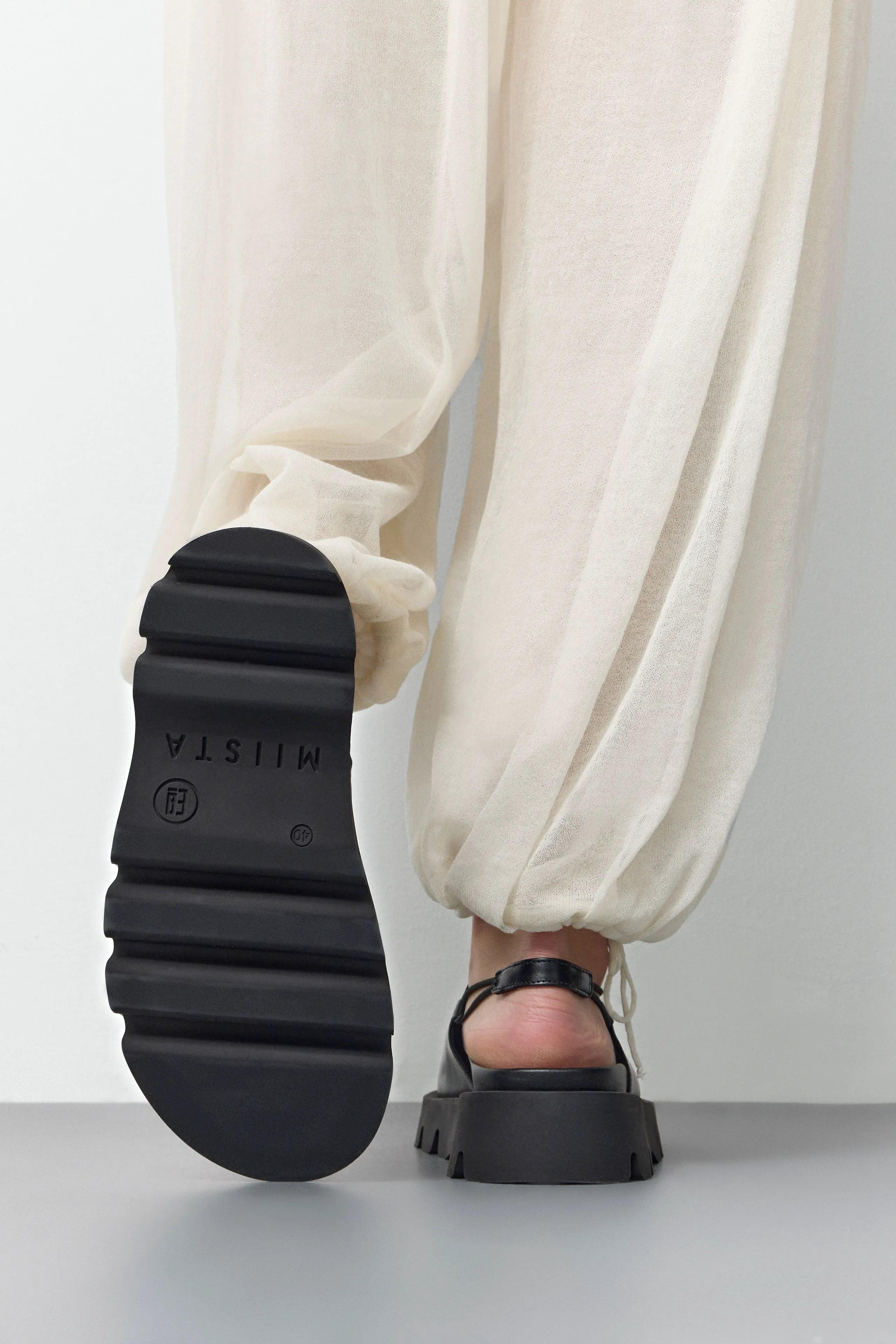 Noreen Black Sandals | Miista | Designed & Handmade in Europe