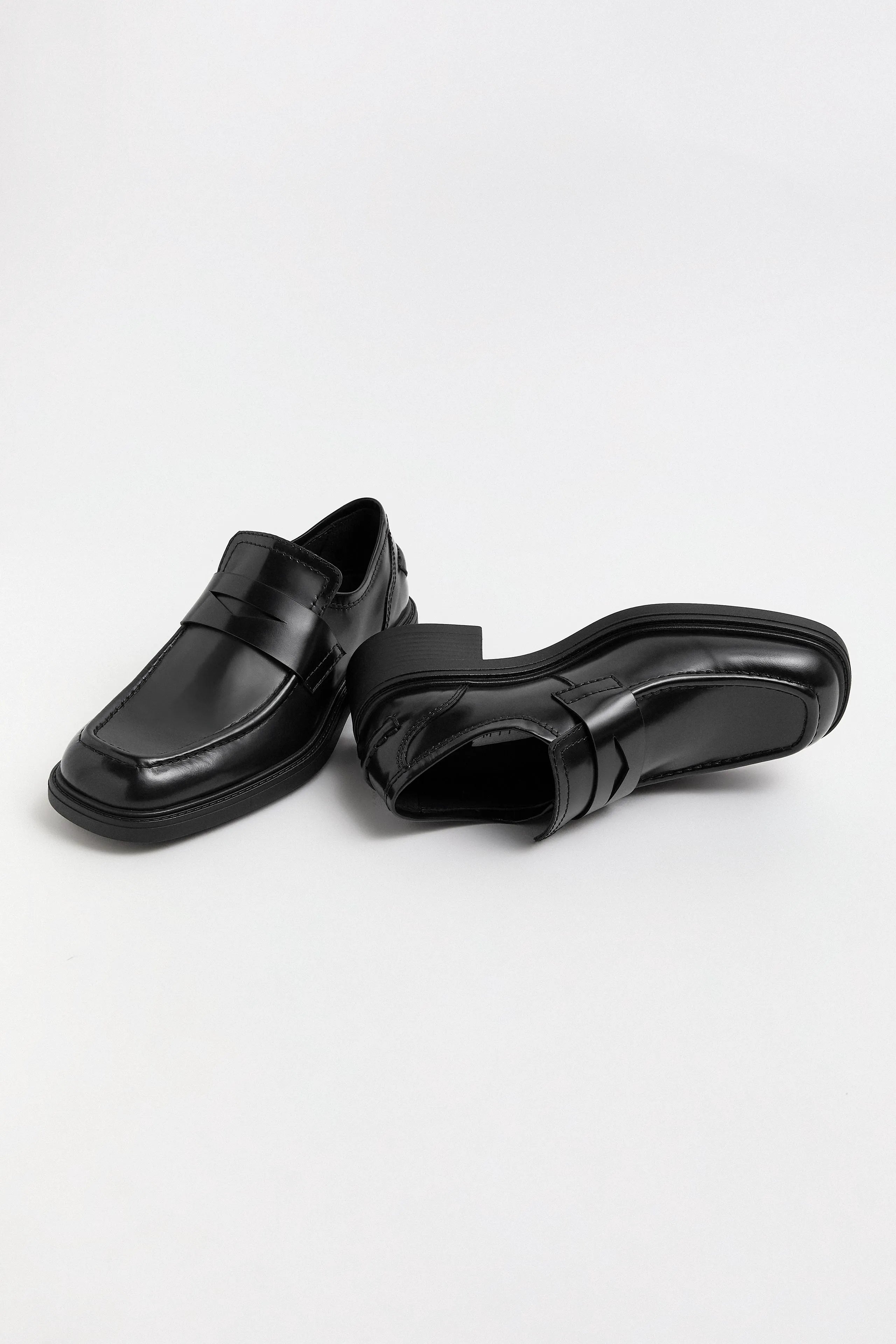 Amelia Loafers - Black Leather | Miista | Designed & Handmade in Europe