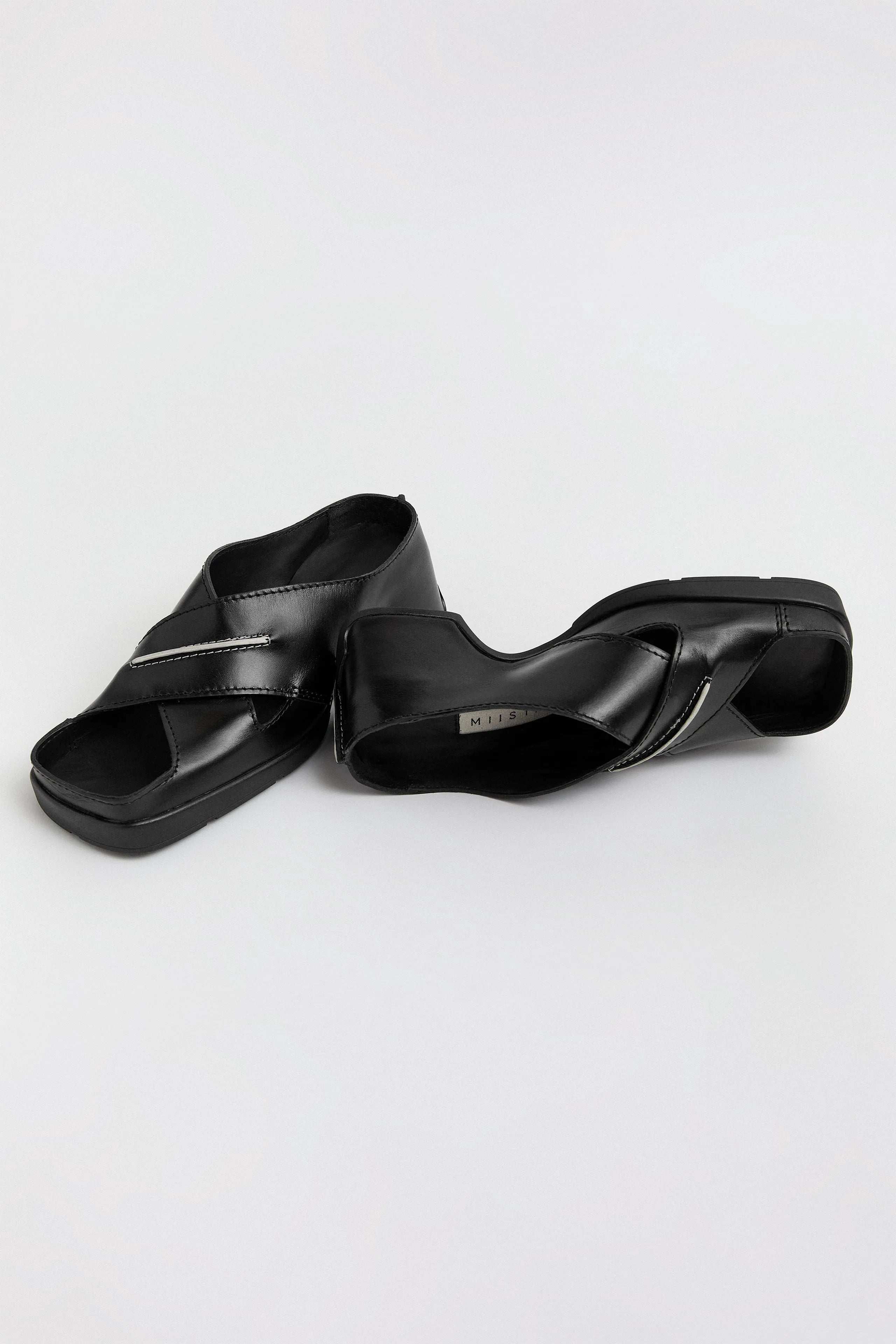 Nira Black Sandals | Miista | Designed & Handmade in Europe